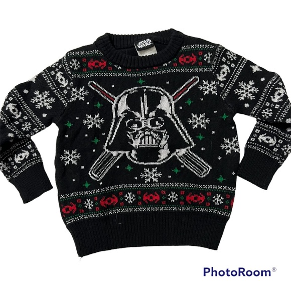 Star Wars Other - Star Wars Holiday Toddler Sweater Size 3T